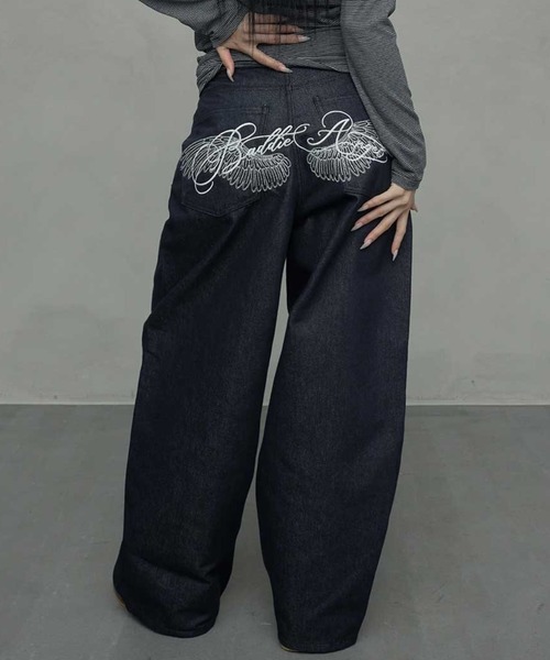 FANCY CLUB アンバランススカートレイヤードパンツ 92243053b_18_d_500.jpg