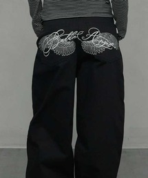 NIIER NOR｜ニアノアのパンツ（ブラック/黒色系・ワンポイント）通販