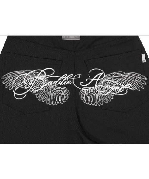 NIIER NOR(ニアノア)の「A'GEM/9 × .kom 『NIIER NOR/ニアノア』 BADDIE ANGEL PANTS/バディーエンジェル パンツ(その他パンツ・レディース・ブラック/インディゴブルー・S)」の21枚目の写真