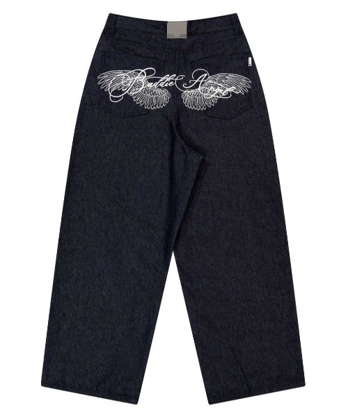 NIIER NOR(ニアノア)の「A'GEM/9 × .kom 『NIIER NOR/ニアノア』 BADDIE ANGEL PANTS/バディーエンジェル パンツ(その他パンツ・レディース・ブラック/インディゴブルー・S)」の15枚目の写真