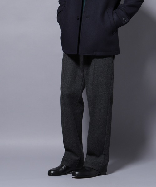 Nnoo スラックス ヘリンボーンストレートスラックス（スラックス）｜NANO universe