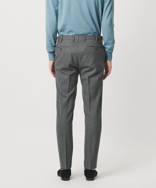 UNITED ARROWS（ユナイテッドアローズ）の「サイドエクステンド バーズアイ ノープリーツスラックス COMFORT EASY‐MODEL ウォッシャブル ストレッチ（スラックス・メンズ・グレー系/ダークグレー・44/48/52/46/50/42）」の6枚目の写真