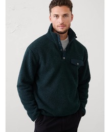 BANANA REPUBLIC FACTORY STORE（バナナリパブリック ファクトリーストア）の「BANANA REPUBLIC FACTORY STORE　　シェルパ クォータースナップ プルオーバー（スウェット）」