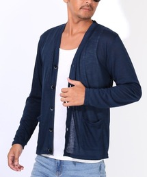 LUXSTYLE（ラグスタイル）の「レーヨン混サマーカーディガン（カーディガン/ボレロ・メンズ）」