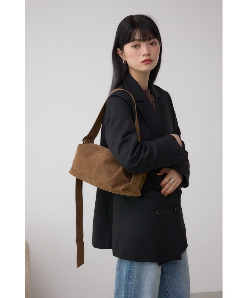 AZUL by moussy(アズールバイマウジー)の「【WEB限定】スクエアショルダーバッグ(ショルダーバッグ・レディース・ブラウン/シルバー/ブラック・FREE)」の16枚目の写真