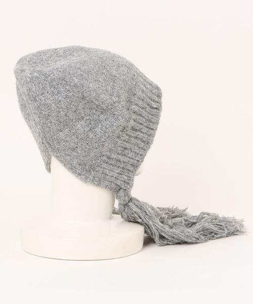 Burner（バーナー）の「【CHI SELECT】ロングタッセル付きニットキャップ　chi-bosi-22-21（ニットキャップ/ビーニー・レディース・グレー/ブラック/ベージュ/レッド系その他/パープル系その他2/パープル系その他・FREE）」の10枚目の写真