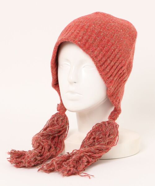 Burner（バーナー）の「【CHI SELECT】ロングタッセル付きニットキャップ　chi-bosi-22-21（ニットキャップ/ビーニー・レディース・グレー/ブラック/ベージュ/レッド系その他/パープル系その他2/パープル系その他・FREE）」の15枚目の写真