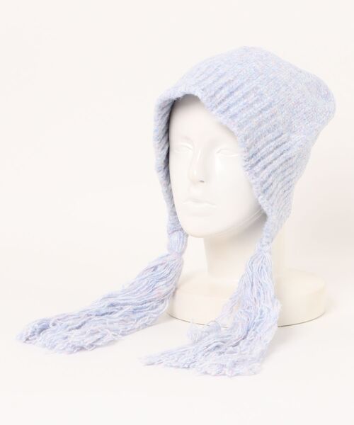 Burner（バーナー）の「【CHI SELECT】ロングタッセル付きニットキャップ　chi-bosi-22-21（ニットキャップ/ビーニー・レディース・グレー/ブラック/ベージュ/レッド系その他/パープル系その他2/パープル系その他・FREE）」の13枚目の写真