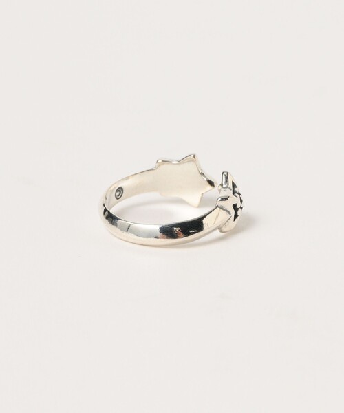 BILL WALL LEATHER(ビルウォールレザー)の「Double Star Free Ring(リング・レディース・その他・US-4h/US-5h/US-6h)」の2枚目の写真