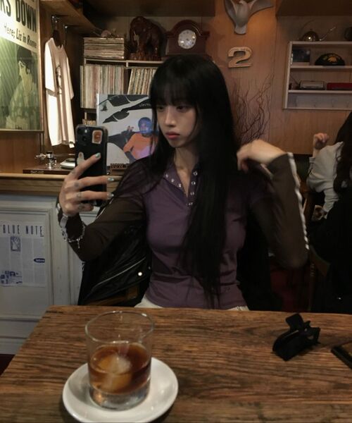 PARTIMENTO WOMEN(パルティメントウィメン)の「オールインワンレイヤードヘンリーロングスリーブT_バイオレット(Tシャツ/カットソー・レディース・その他・SMALL/MEDIUM)」の4枚目の写真
