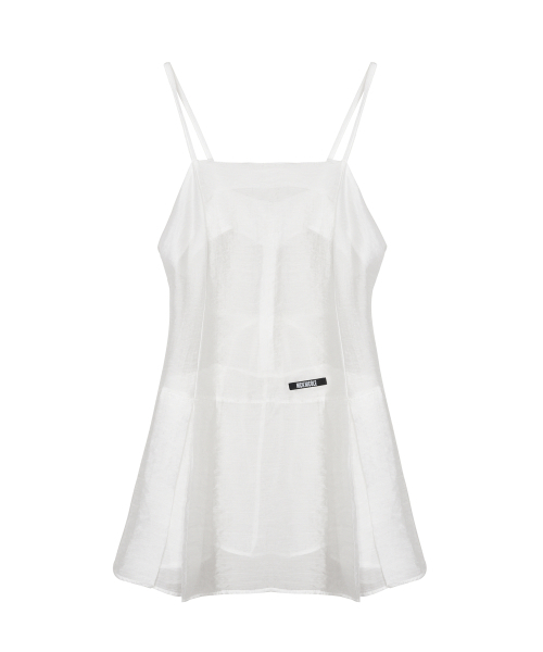 NICK&NICOLE(ニックアンドニコール)の「SHEER LAYERED STRAP DRESS_WHITE(ワンピース・レディース・その他・FREE)」の5枚目の写真