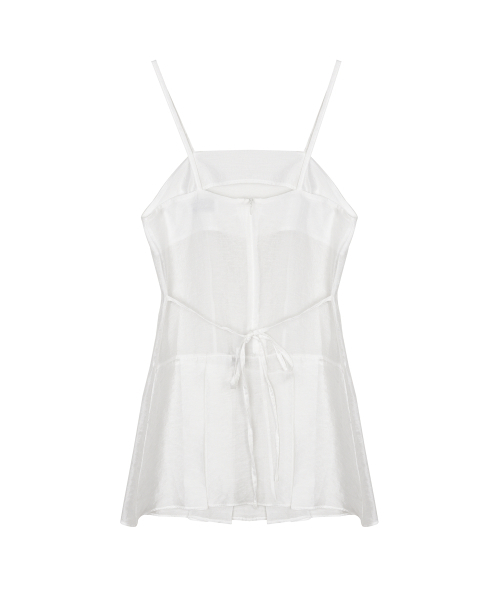 NICK&NICOLE(ニックアンドニコール)の「SHEER LAYERED STRAP DRESS_WHITE(ワンピース・レディース・その他・FREE)」の6枚目の写真