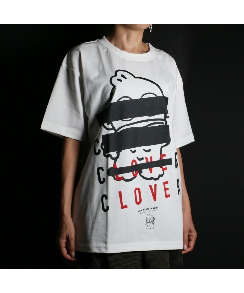 sanrio(サンリオ)の「ハンギョドン/HANGYODON CLOVER Tシャツ/サンリオキャラクターズ コラボ(Tシャツ/カットソー・メンズ・ブラック/ホワイト・S/M/L/XL)」の8枚目の写真