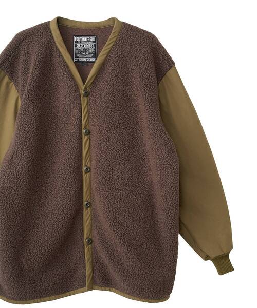 ボアカーディガン（ブルゾン）｜HYSTERIC GLAMOUR（ヒステリック