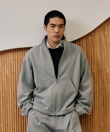 STAND ZIP UP/スタンドジップアップ/スウェット/冷房対策/NVRFRGT/CONZ