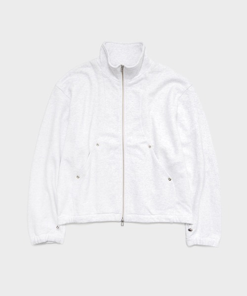 CONZ(コンズ)の「STAND ZIP UP/スタンドジップアップ/スウェット/冷房対策/NVRFRGT/CONZ(スウェット・メンズ・ホワイト/グレー/ブラック・3/2/1)」の8枚目の写真