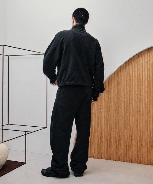 CONZ(コンズ)の「STAND ZIP UP/スタンドジップアップ/スウェット/冷房対策/NVRFRGT/CONZ(スウェット・メンズ・ホワイト/グレー/ブラック・3/2/1)」の12枚目の写真