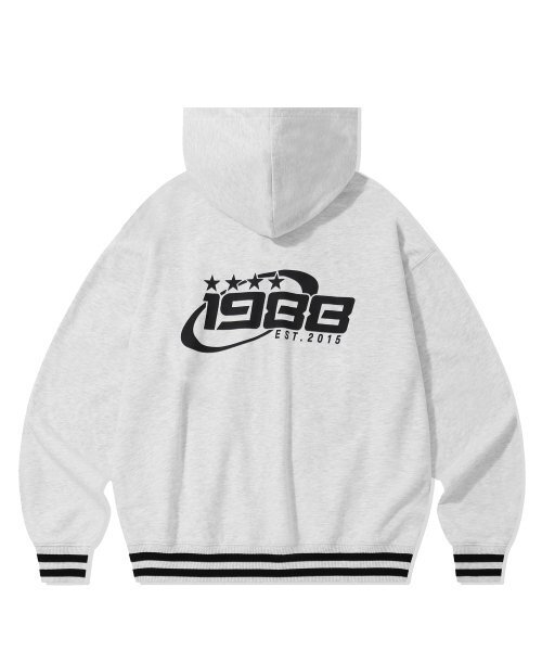F.ILLUMINATE(フィルミネイト)の「1988 サークルロゴ フードジップアップ-ライトグレー(パーカー・レディース・その他・SMALL/MEDIUM/LARGE)」の3枚目の写真