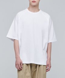 エクストラオーバーサイズラグランTシャツ[ホワイト]