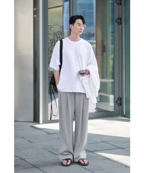 MUSINSA STANDARD（ムシンサスタンダード）の「エクストラオーバーサイズラグランTシャツ[ホワイト]（Tシャツ/カットソー・メンズ・その他・SMALL/MEDIUM/LARGE/X-LARGE/XXX-LARGE）」の14枚目の写真