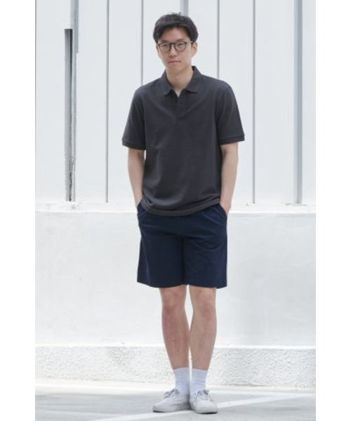 MUSINSA STANDARD(ムシンサスタンダード)の「ベーシックピケポロシャツ【ダークグレー】(ポロシャツ・メンズ・その他・SMALL/MEDIUM/LARGE/X-LARGE/XX-LARGE/XXX-LARGE)」の10枚目の写真