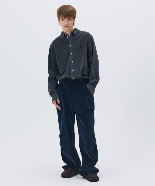 NOHANT(ノアン)の「CORDUROY UTILITY CARGO PANTS NAVY(その他パンツ・メンズ・ネイビー・SMALL/MEDIUM/LARGE)」の2枚目の写真
