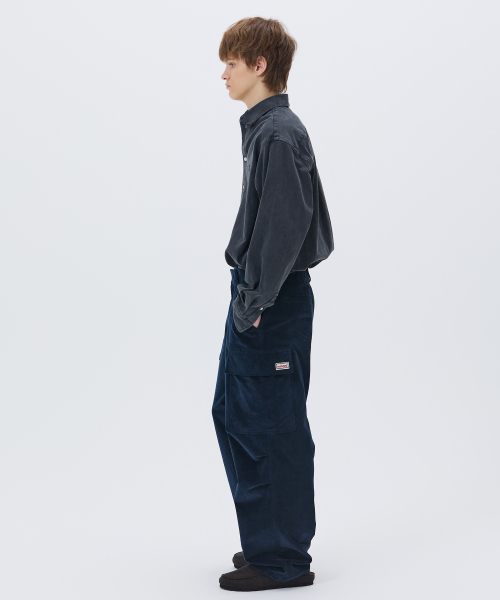 NOHANT(ノアン)の「CORDUROY UTILITY CARGO PANTS NAVY(その他パンツ・メンズ・ネイビー・SMALL/MEDIUM/LARGE)」の4枚目の写真