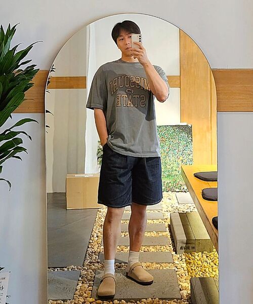 TRILLION（トリリオン）の「レインスロップツータックバミューダデニムショーツ（BLACK）（その他パンツ・レディース・その他・MEDIUM/LARGE/X-LARGE）」の12枚目の写真