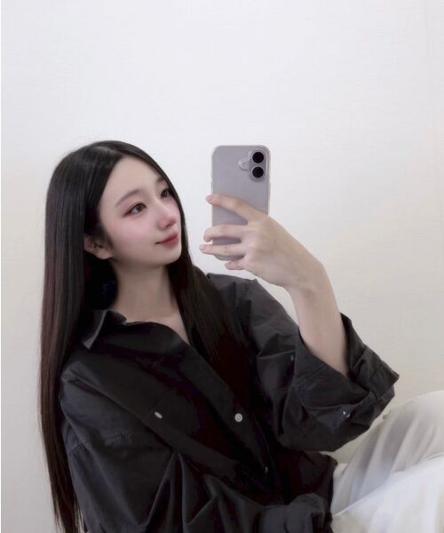 XERO（ゼロ）の「クロップロールアップコットンシャツ[チャコール]（シャツ/ブラウス・レディース・その他・MEDIUM/LARGE）」の5枚目の写真
