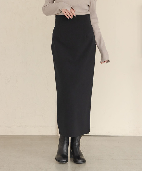 WEB限定追加》ジャージーライクカラータイトスカート（スカート