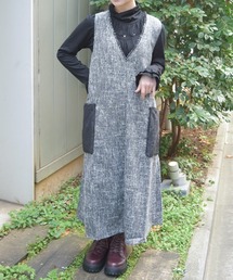 axes femme（アクシーズファム）の「ツイードジャンスカ（ワンピース）」