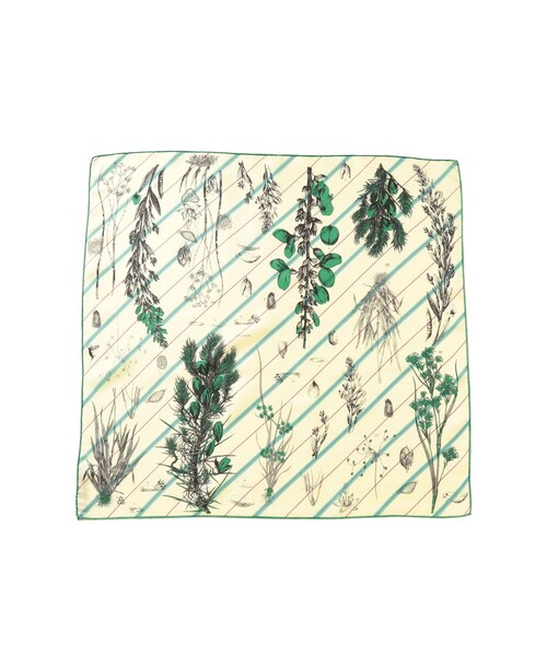 manipuri（マニプリ）の「ｍanipuri / ボタニカル スカーフ（バンダナ/スカーフ・レディース・グリーン・ONE SIZE）」の6枚目の写真