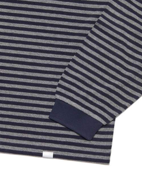 NOMANUAL(NOMANUAL)の「NM BORDER LONG SLEEVE TEE - DARK NAVY(Tシャツ/カットソー・レディース・その他・X-LARGE/MEDIUM/LARGE)」の3枚目の写真