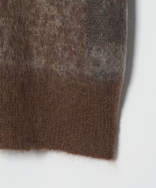 ASTRAET（アストラット）の「＜ASTRAET ＞ミックスジャガード Vネックカーディガン（カーディガン/ボレロ・レディース・ブラック/ブラウン系・FREE）」の6枚目の写真