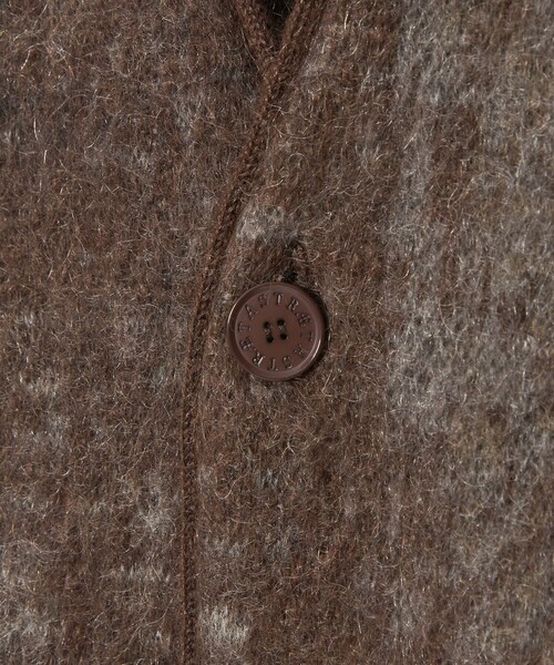 ASTRAET（アストラット）の「＜ASTRAET ＞ミックスジャガード Vネックカーディガン（カーディガン/ボレロ・レディース・ブラック/ブラウン系・FREE）」の9枚目の写真