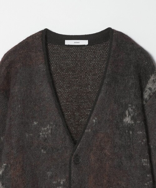 アストラット　カーディガン ASTRAET＞シャギー クルーネック カーディガン（カーディガン/ボレロ