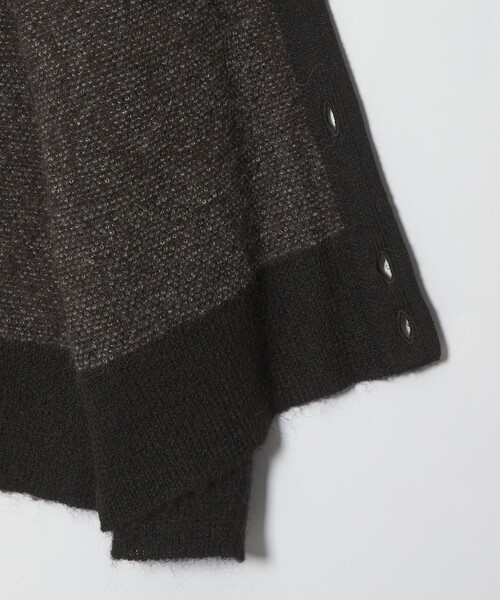 ASTRAET（アストラット）の「＜ASTRAET ＞ミックスジャガード Vネックカーディガン（カーディガン/ボレロ・レディース・ブラック/ブラウン系・FREE）」の12枚目の写真