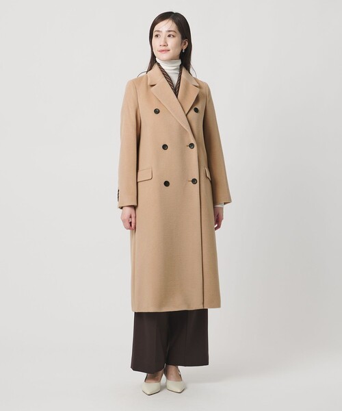 UNITED ARROWS（ユナイテッドアローズ）の「6B テーラードコート（チェスターコート・レディース・ベージュ/ネイビー・36/38/40）」の22枚目の写真