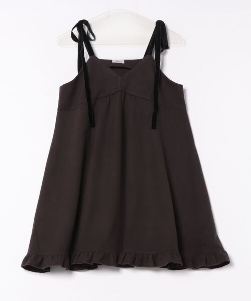 flower（フラワー）の「スウィートミニワンピース（ワンピース・レディース・グレー/ブラウン・FREE）」の12枚目の写真