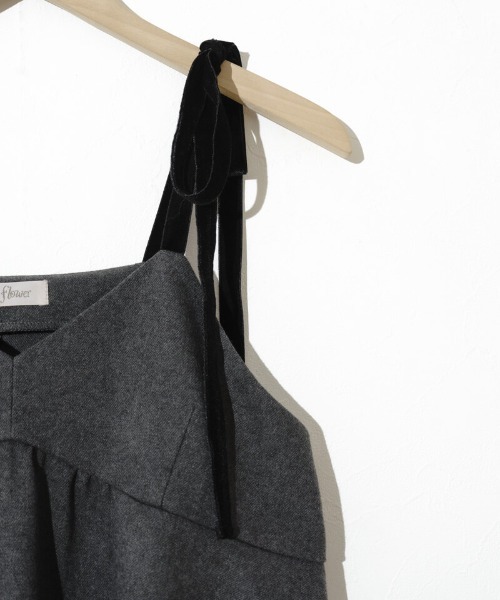 flower（フラワー）の「スウィートミニワンピース（ワンピース・レディース・グレー/ブラウン・FREE）」の17枚目の写真