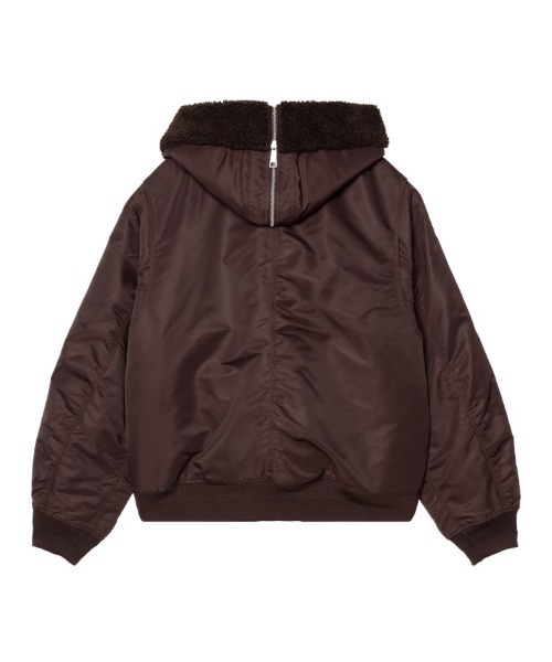 Carhartt WIP（カーハートダブリューアイピー）の「HOODED OLTERA BOMBER（ブルゾン・メンズ・カーキ/ブラック/ダークパープル・SMALL/MEDIUM/LARGE/X-LARGE）」の5枚目の写真