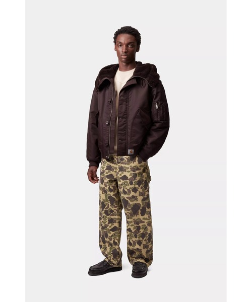 Carhartt WIP（カーハートダブリューアイピー）の「HOODED OLTERA BOMBER（ブルゾン・メンズ・カーキ/ブラック/ダークパープル・SMALL/MEDIUM/LARGE/X-LARGE）」の7枚目の写真