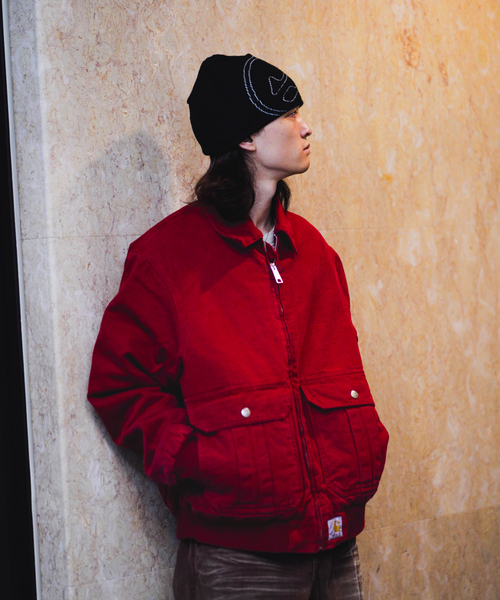 Carhartt WIP（カーハートダブリューアイピー）の「CARHARTT WIP / カーハート ダブリューアイピー STANTON JACKET（その他アウター・メンズ・レッド・LARGE/MEDIUM）」の3枚目の写真