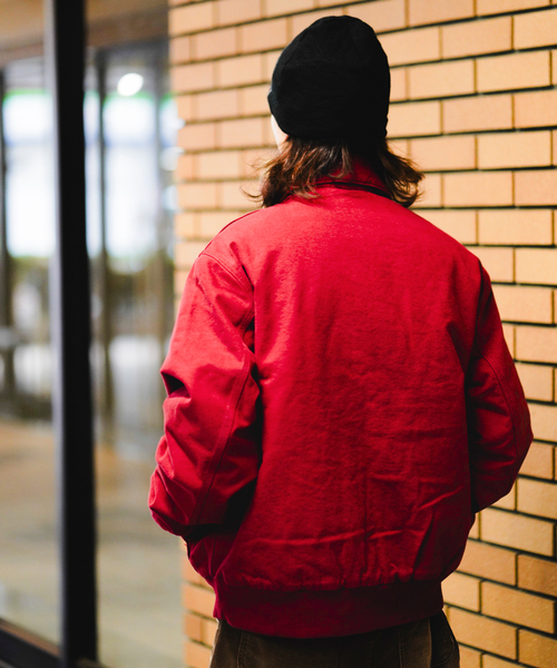 Carhartt WIP（カーハートダブリューアイピー）の「CARHARTT WIP / カーハート ダブリューアイピー STANTON JACKET（その他アウター・メンズ・レッド・LARGE/MEDIUM）」の4枚目の写真