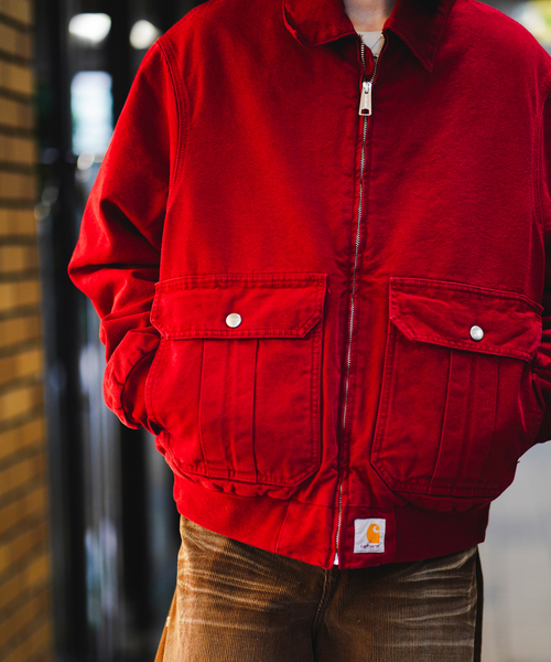 Carhartt WIP（カーハートダブリューアイピー）の「CARHARTT WIP / カーハート ダブリューアイピー STANTON JACKET（その他アウター・メンズ・レッド・LARGE/MEDIUM）」の6枚目の写真