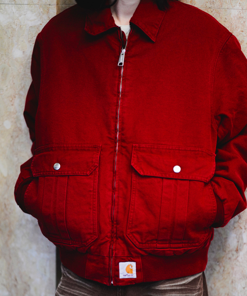 Carhartt WIP（カーハートダブリューアイピー）の「CARHARTT WIP / カーハート ダブリューアイピー STANTON JACKET（その他アウター・メンズ・レッド・LARGE/MEDIUM）」の7枚目の写真