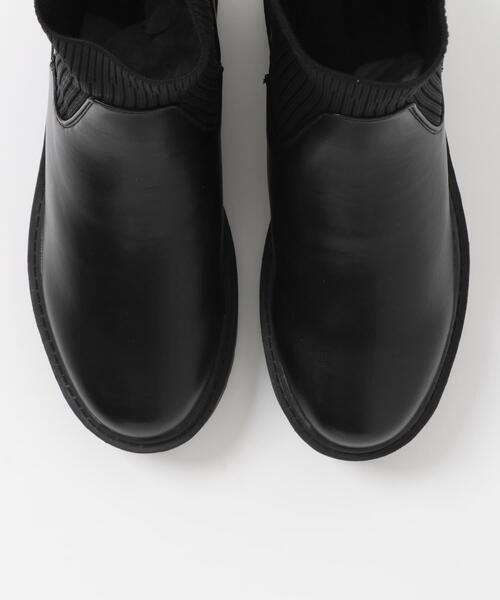 URBAN RESEARCH DOORS(アーバンリサーチドアーズ)の「ニットドッキングブーツ(ブーツ・レディース・ベージュ/ブラック・38/36/37)」の15枚目の写真