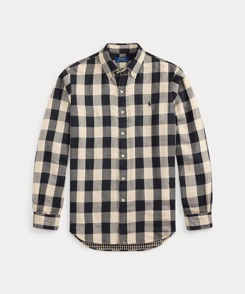 POLO RALPH LAUREN(ポロ ラルフ ローレン)の「クラシック フィット チェック ダブルフェイス シャツ(シャツ/ブラウス・メンズ・ナチュラル・S/M/L/XL/XS/XXL)」の2枚目の写真