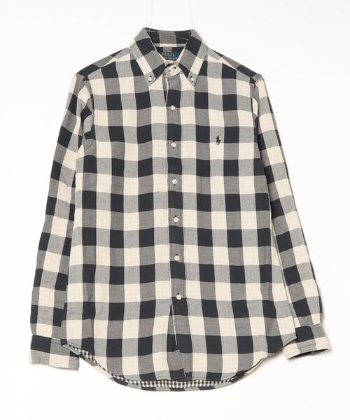 POLO RALPH LAUREN(ポロ ラルフ ローレン)の「クラシック フィット チェック ダブルフェイス シャツ(シャツ/ブラウス・メンズ・ナチュラル・S/M/L/XL/XS/XXL)」の7枚目の写真