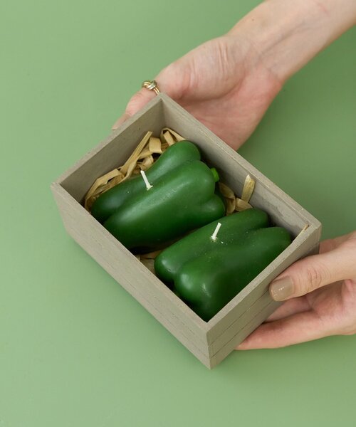 セール】Candle set of 2 野菜/フルーツキャンドル2個セット
